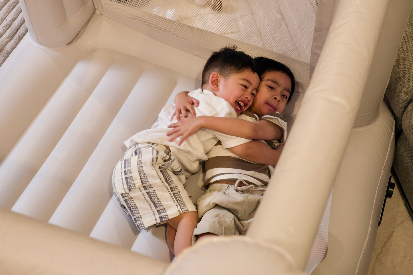 Mini Rainbow Jumping Castle