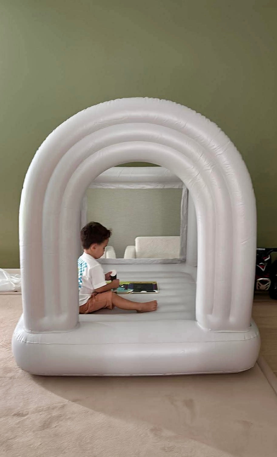 Mini Rainbow Jumping Castle