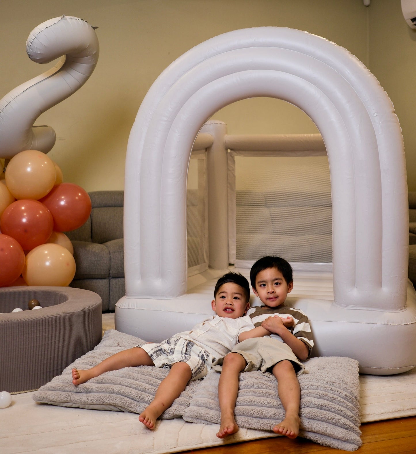 Mini Rainbow Jumping Castle